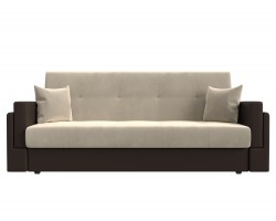 Прямой диван из велюра Лига-015
